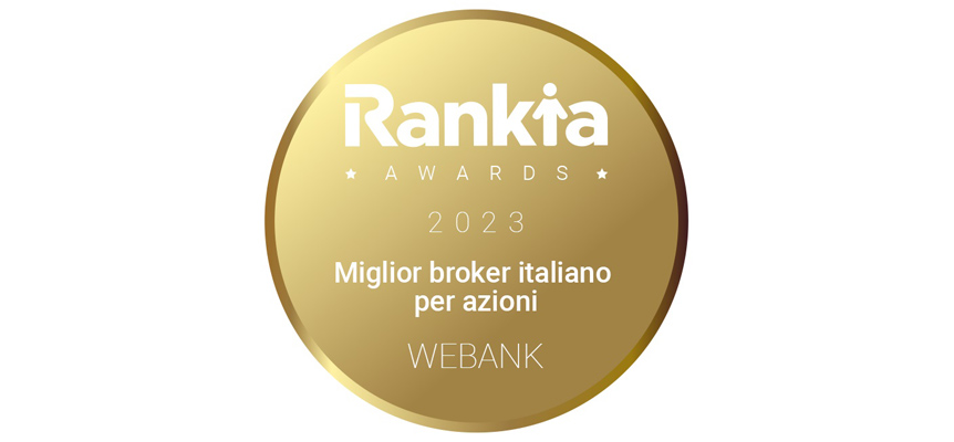 Webank premiata al Rankia Italia Awards